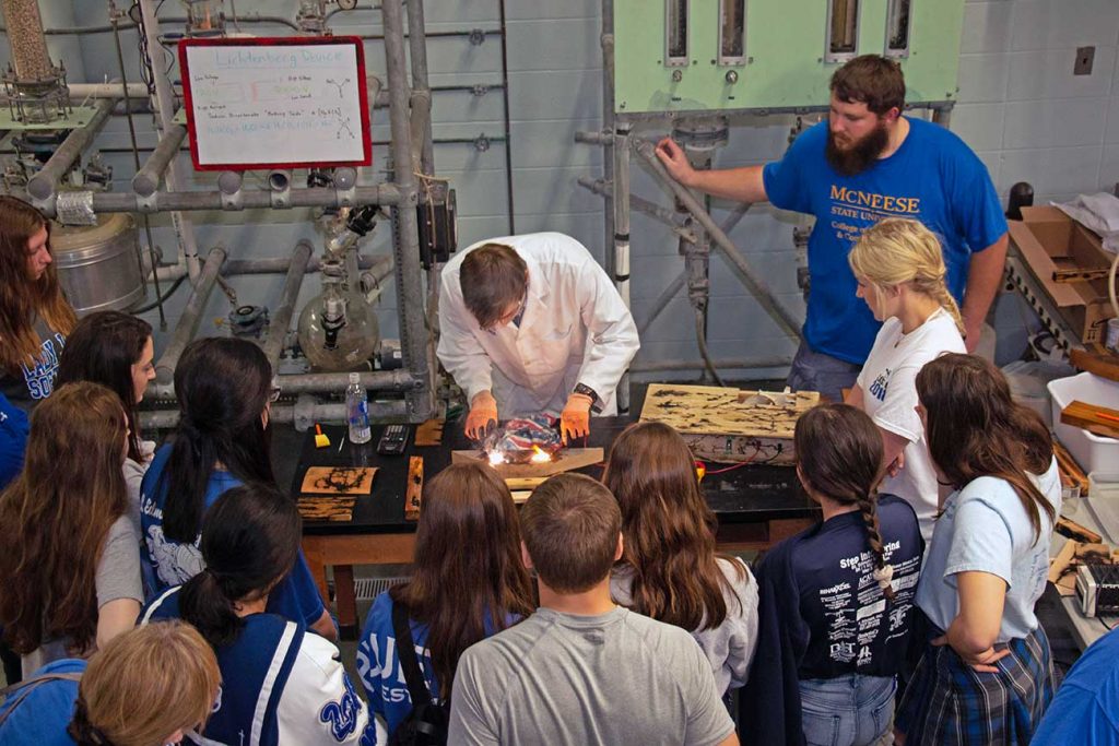 McNeese E-Week Engineering demonstration