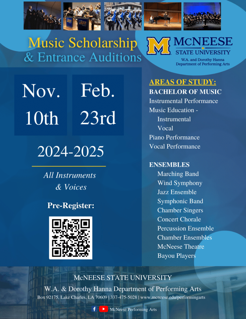 Admission and Auditions - W.A. and Dorothy Hanna Department of 