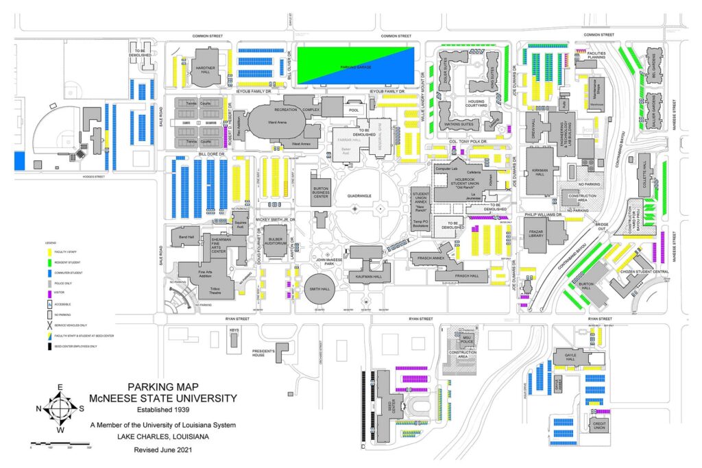campus parking map