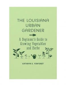 The Louisiana Urban Gardner green book cover.