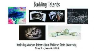 Budding Talents is on display from May 3-June 8