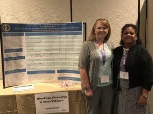 Dr. Sterling and Angela with their research poster