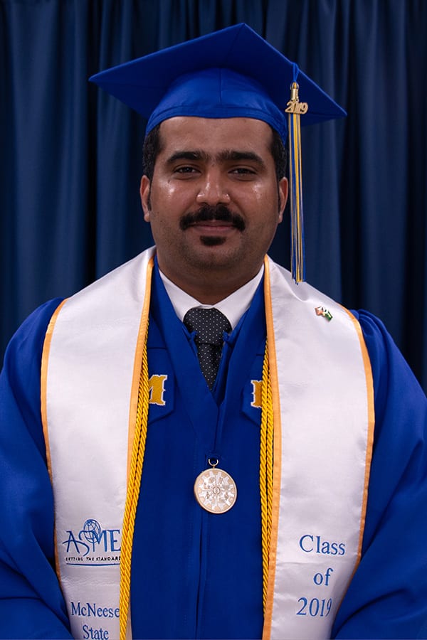 McNeese graduate Abdulrazaq Alanazi