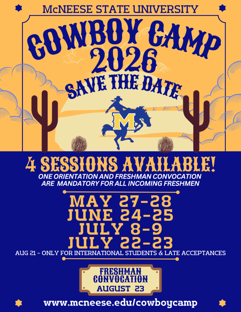 Cowboy Camp 2026 Save the Date