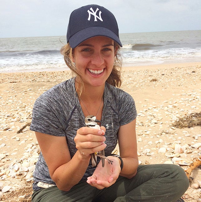 Shaye Serice, a natural resource conservation management student