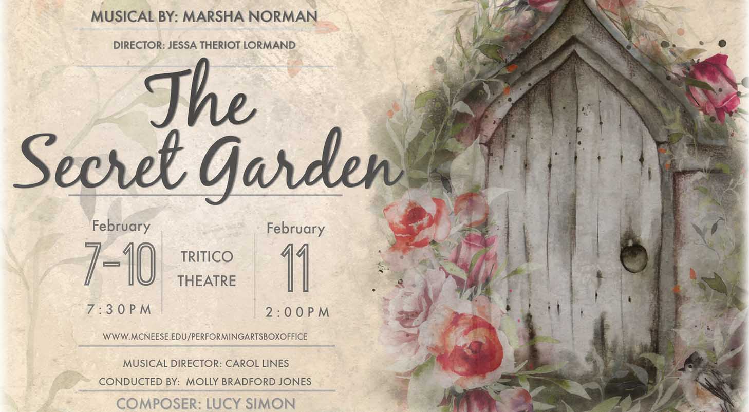 The Secret Garden informational poster