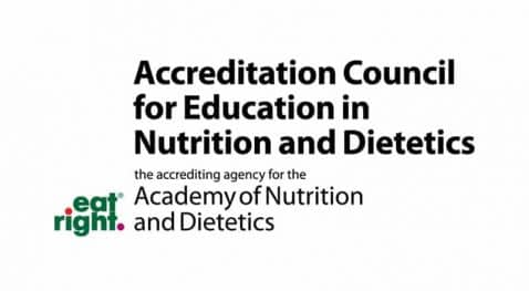 Accreditation Council for Education in Nutrition and Dietetics logo