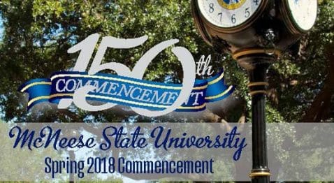 Spring 2018 commencement program cover