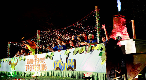 Land Before Engineering.crop Society of Women Engineers float