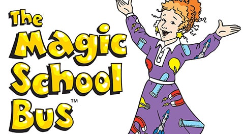 Ms. Frizzle welcoming the Magic School Bus