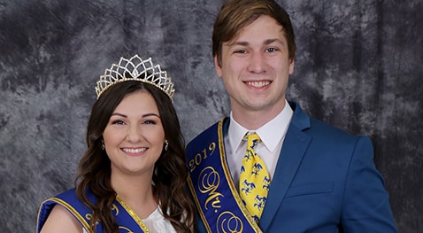 2019 Miss and Mr. McNeese.crop Lauren Breaux and Austin Pontrroff
