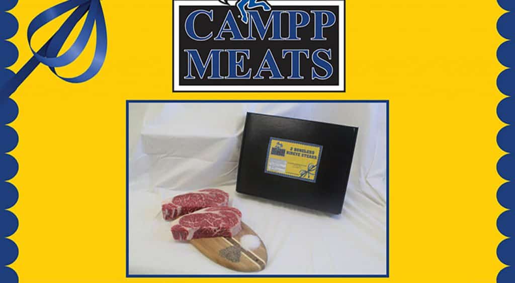 CAMPP meats on display