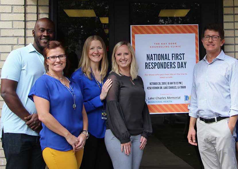 First-Responders-Event-photo Faculty and staff of the Kay Dore Counseling Clinic