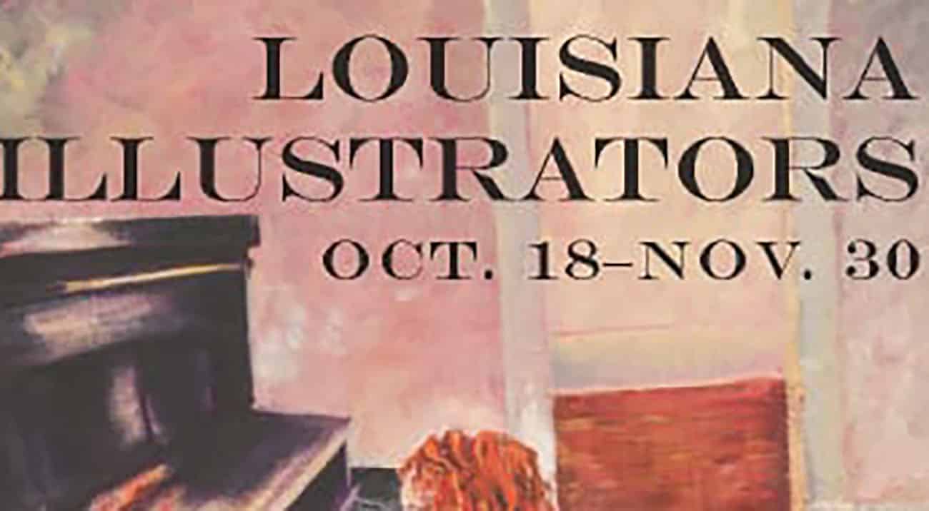 Illustrators A pastel poster of the Louisiana Illustrators Exhibit