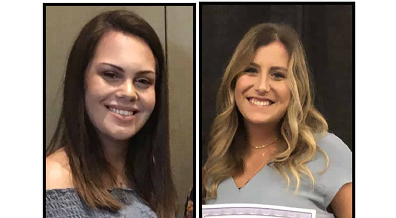 Rad winners Meghan Bennett and Emma Bertrand