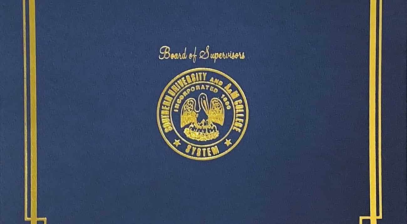 The Proclamation cover from Southern University.