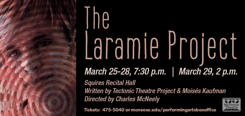 Laramie.BILLBOARD.1.21.2020 Theatre production billboard