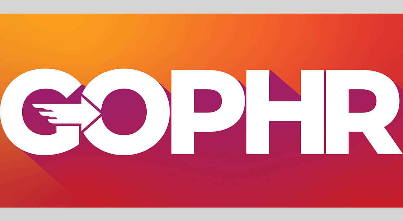 GOPHR Type Face logo