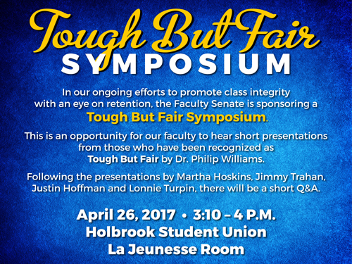 Tough but Fair Symposium