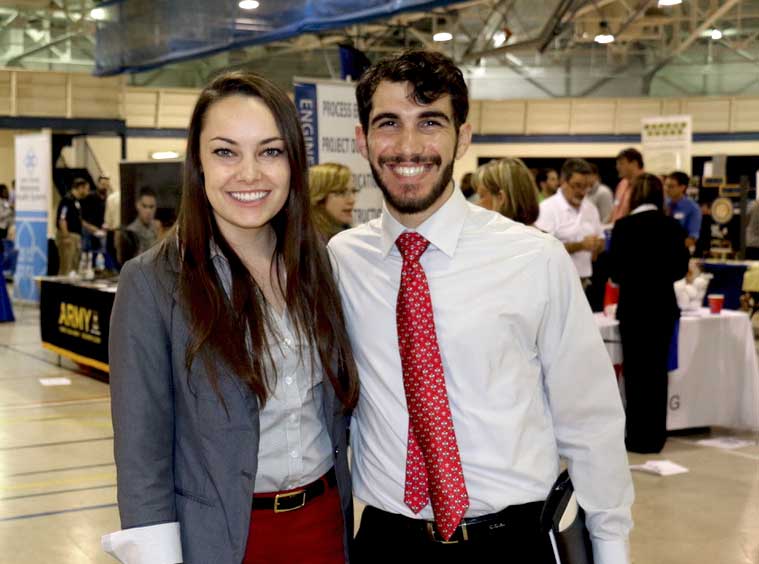 Students at Career Fair