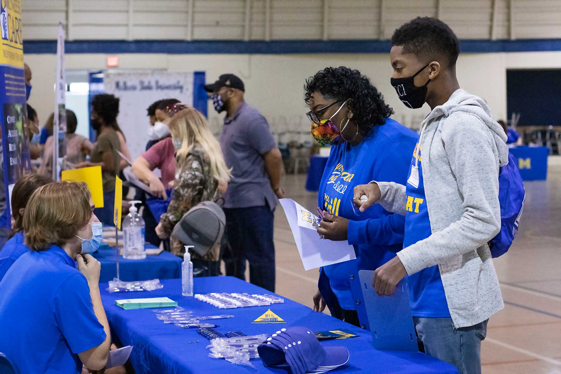 Prospective McNeese student at preview day