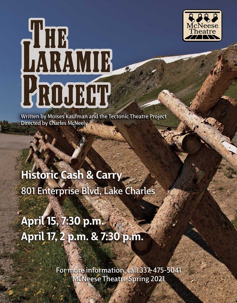 McNeese Spring Theatre presents the Laramie Project