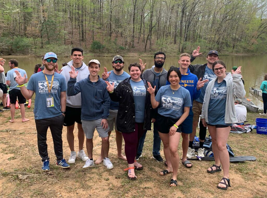 ASCE Concrete canoe team