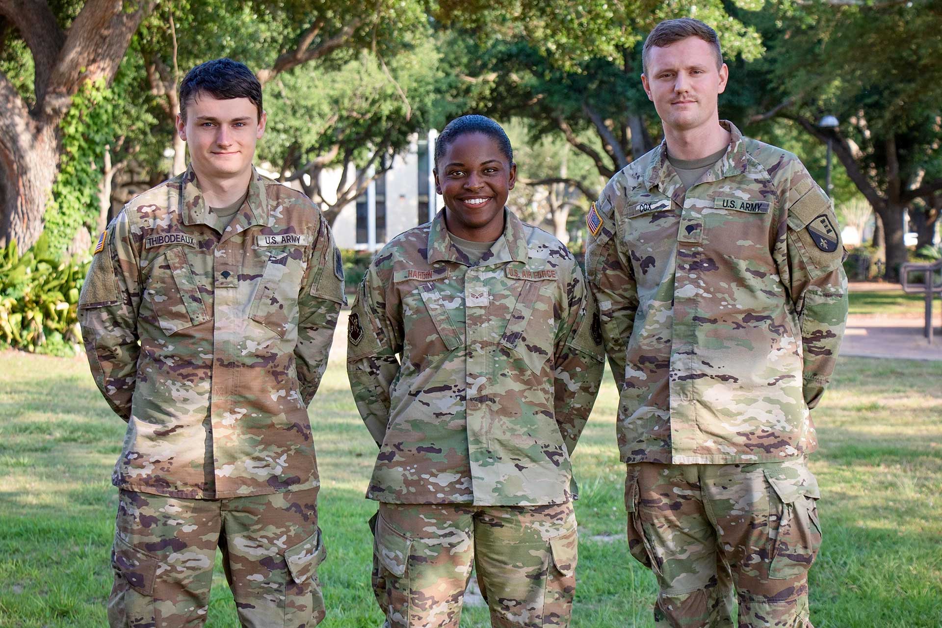 Members of the Louisiana National Guard