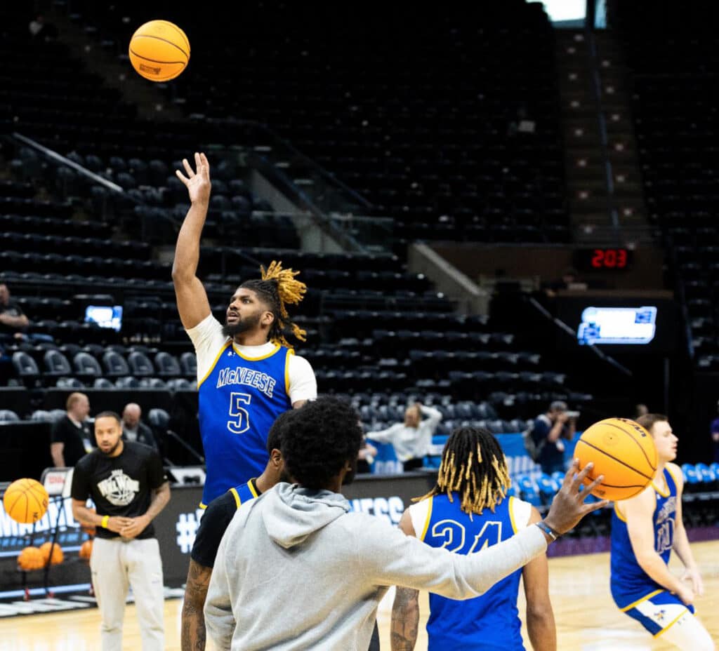 McNeese Men's Basketball team in NCAA Tournament