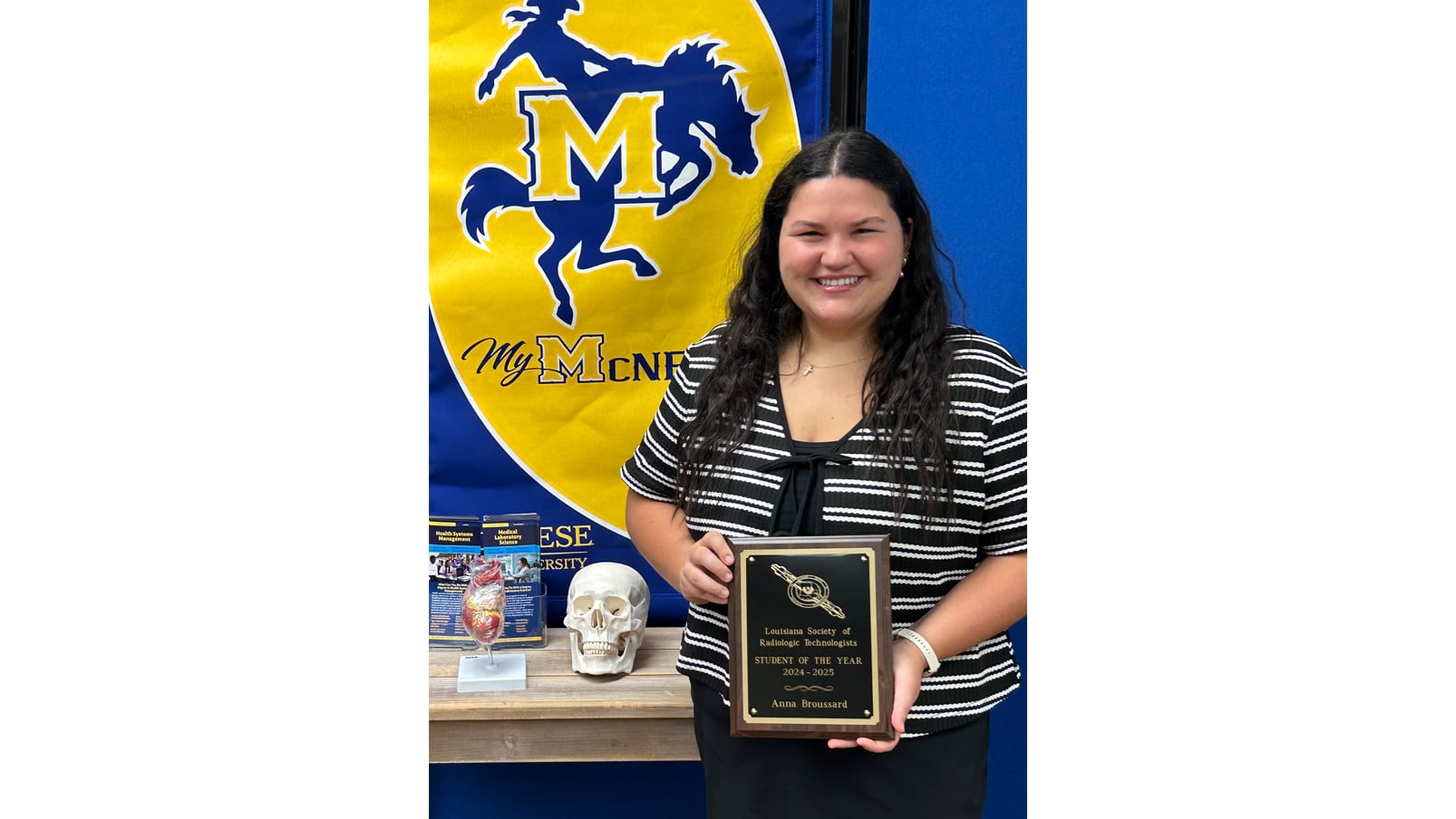 McNeese State University graduate named LRST Student of the Year.