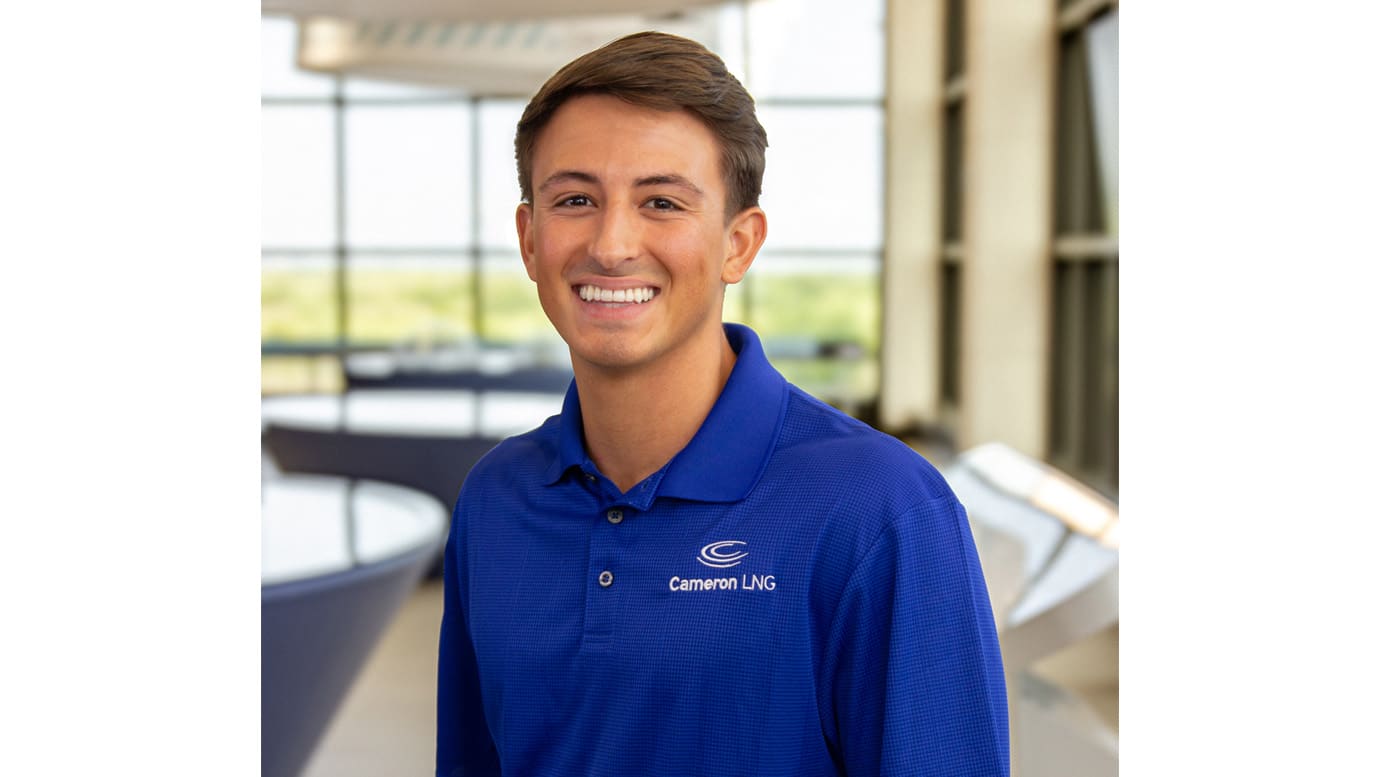 McNeese State University student complete internship at Cameron LNG.