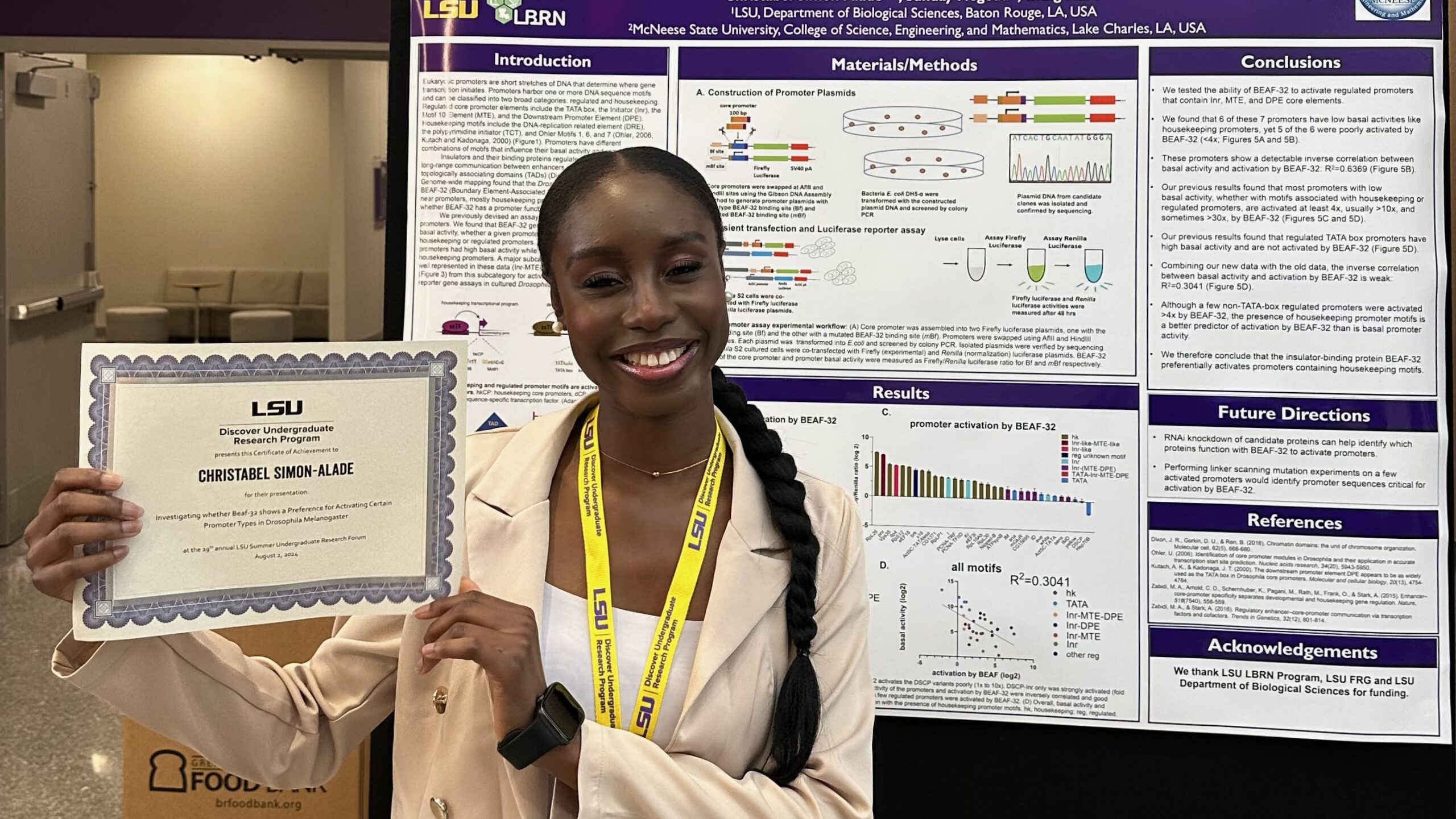 McNeese Student Conducts Medical Research at LSU 