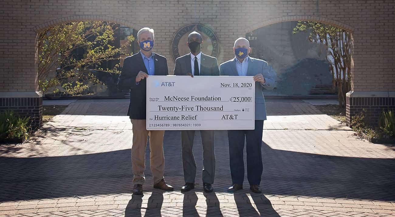 AT&T Supports McNeese Hurricane Relief