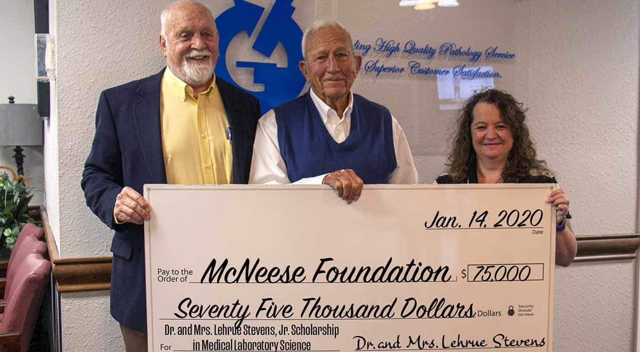 Dr. and Mrs. Lehrue Stevens Jr. Donate to McNeese
