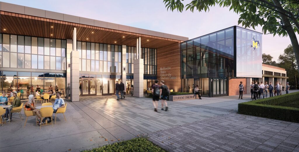 McNeese Student Union rendering
