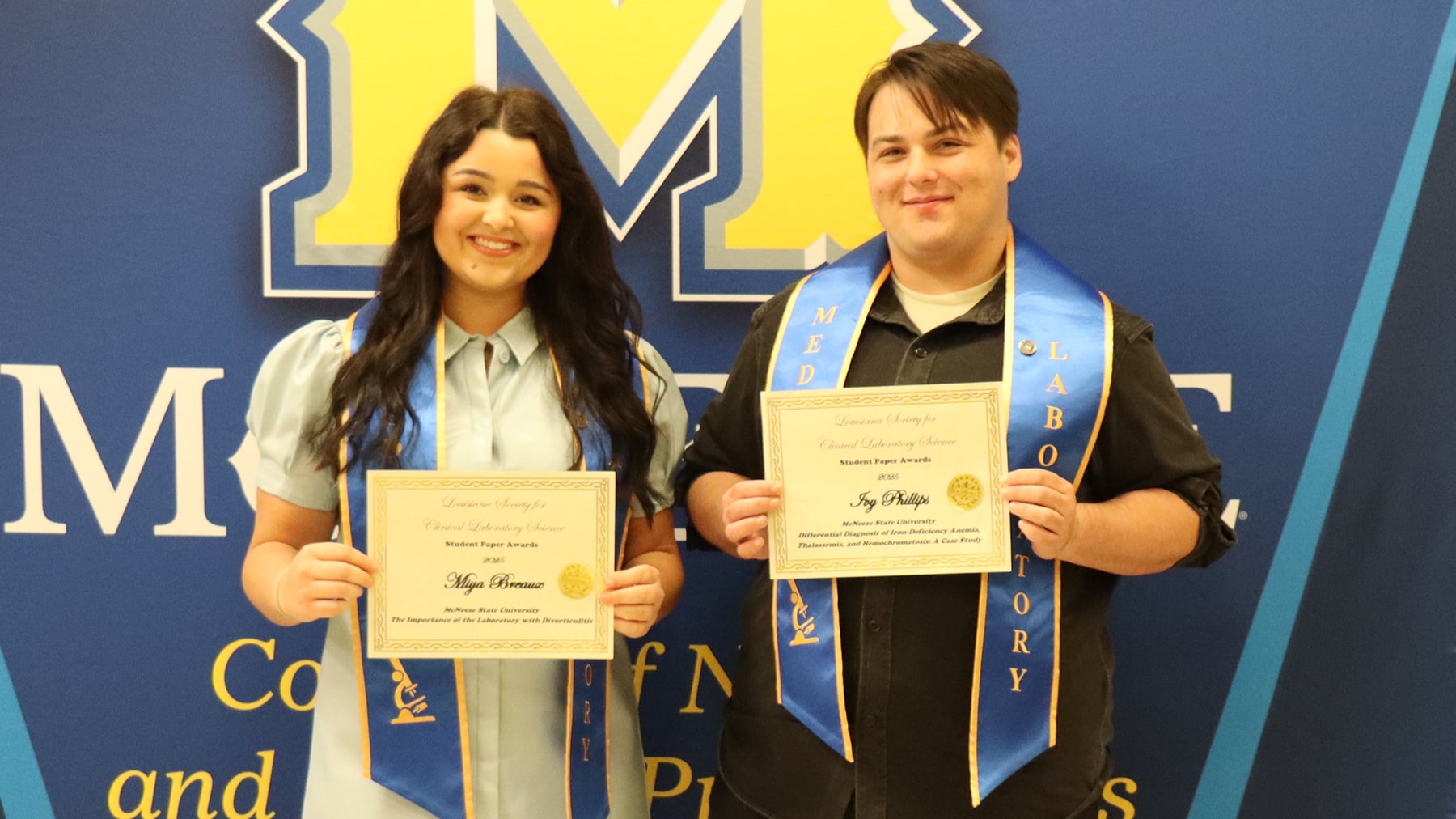 McNeese Assistant Professor and Students Honored by LSCLS 