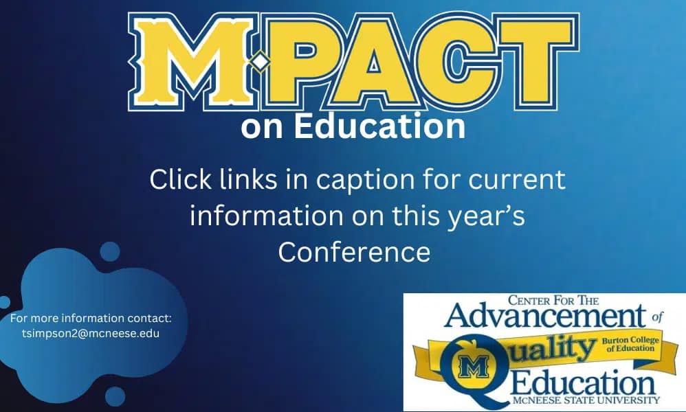 McNeese MPact on Education Conference