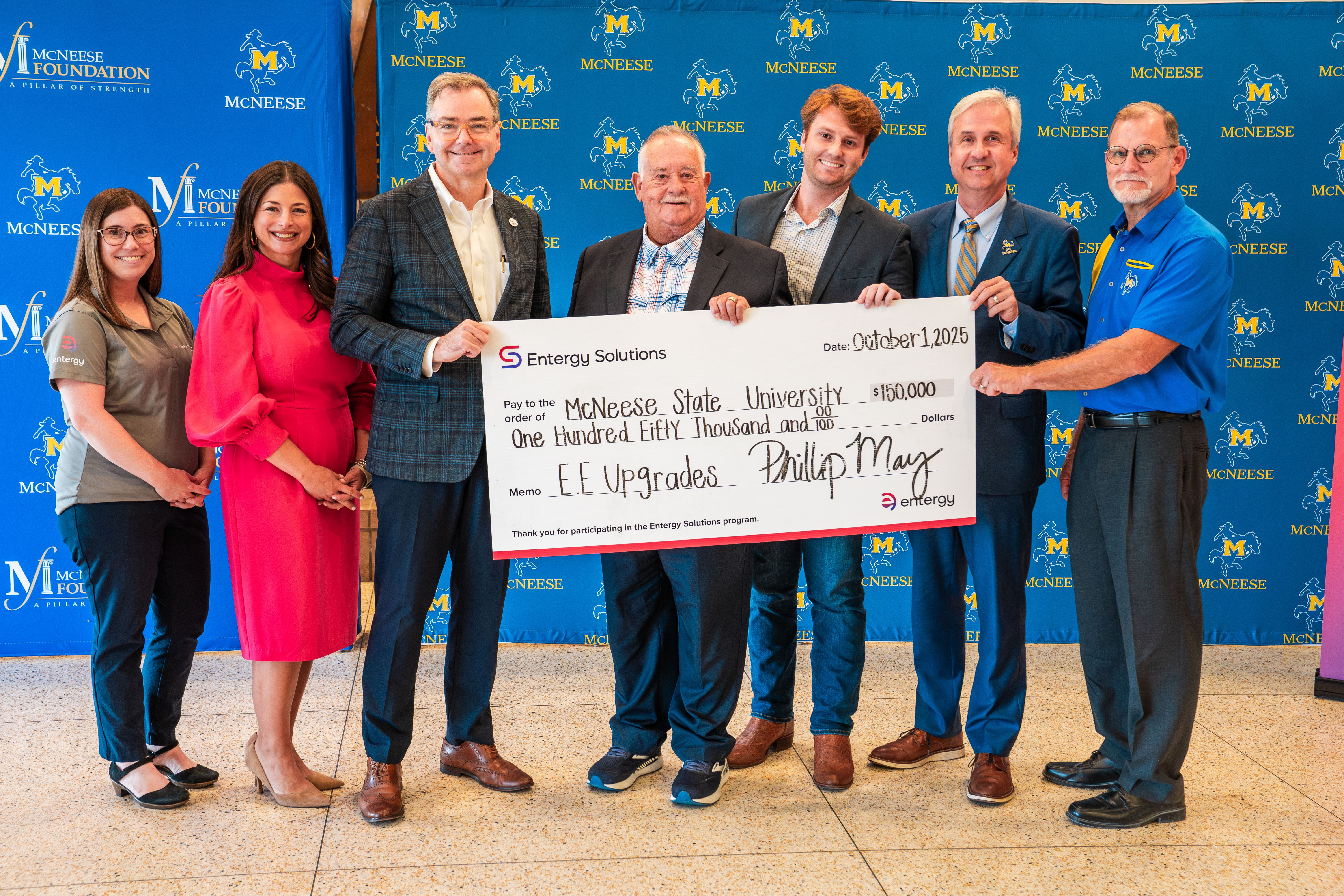 McNeese State University with Entergy