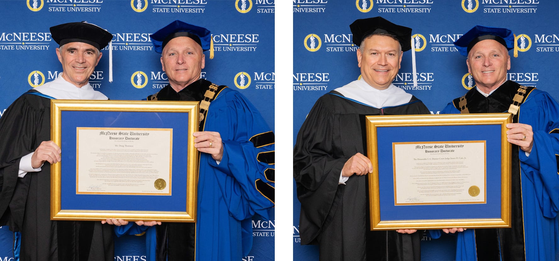 McNeese State University Presents Honorary Doctorates