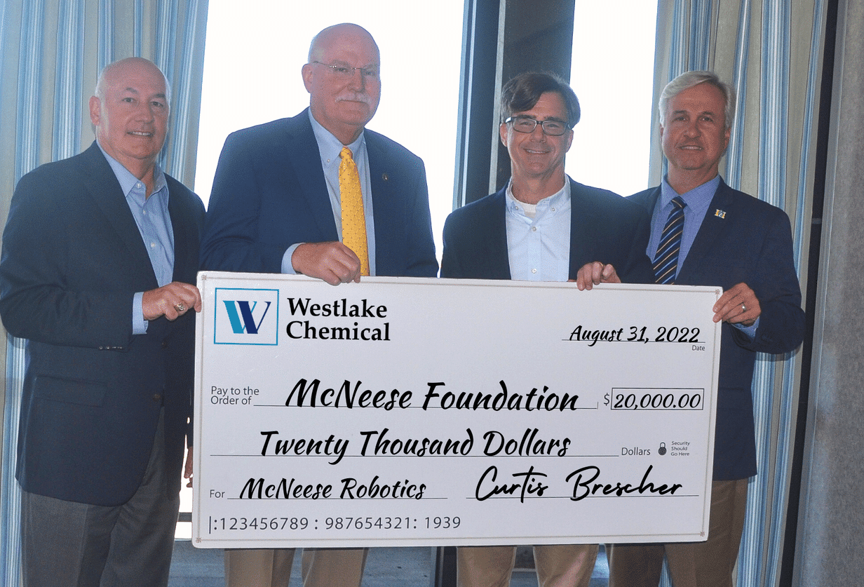 Westlake Chemical Corporation Donates $20,000 to McNeese