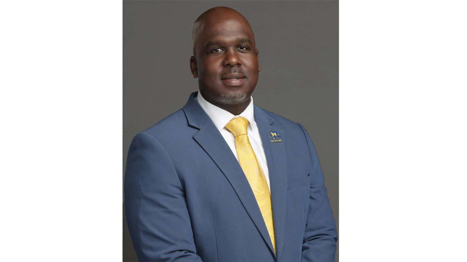 McNeese Interim President Dr. Kedrick Nicholas.