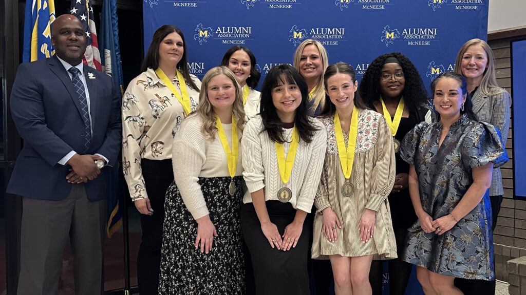 McNeese Fall 2025 Outstanding Graduates.