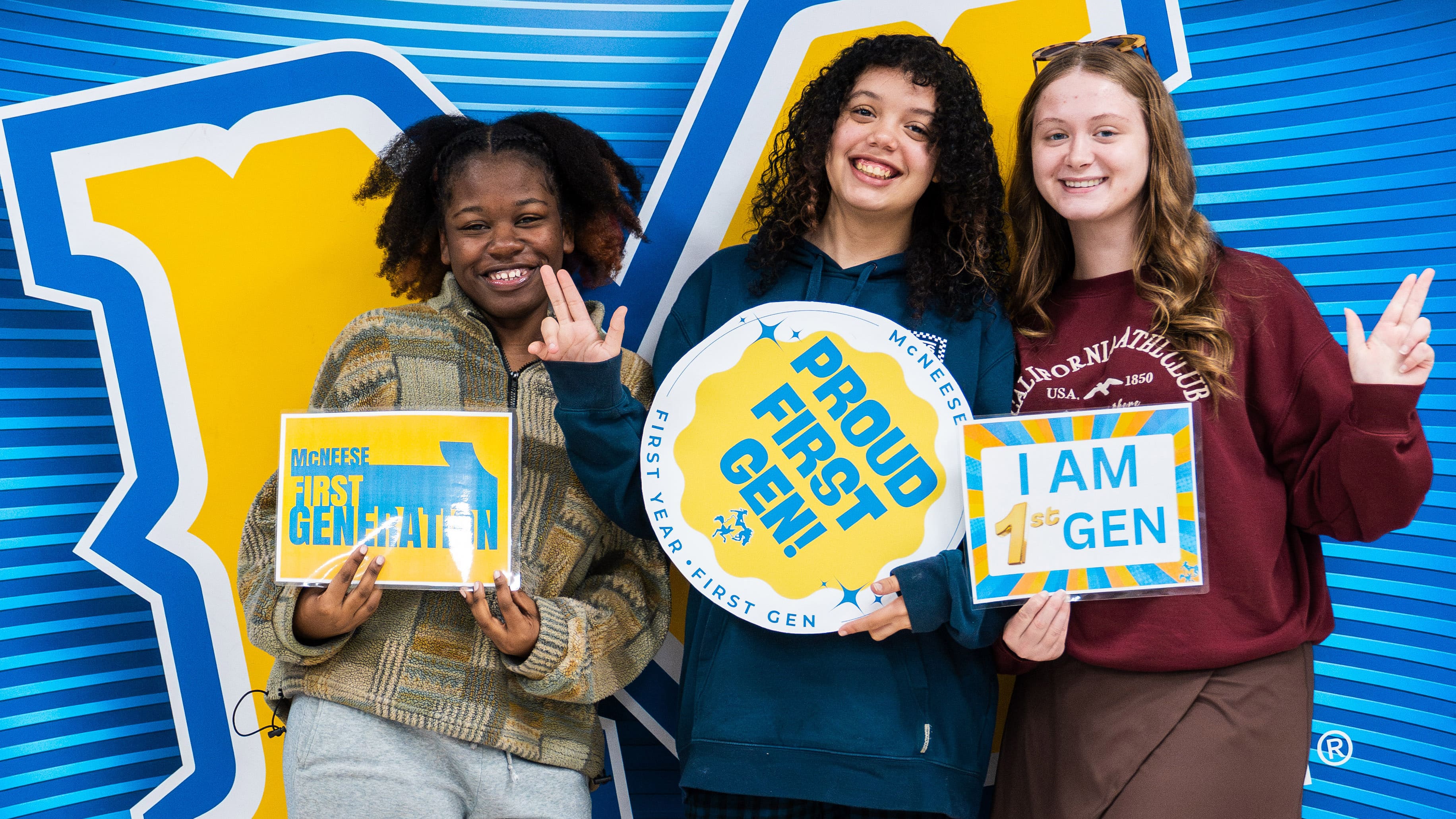 McNeese State University first generation college students.