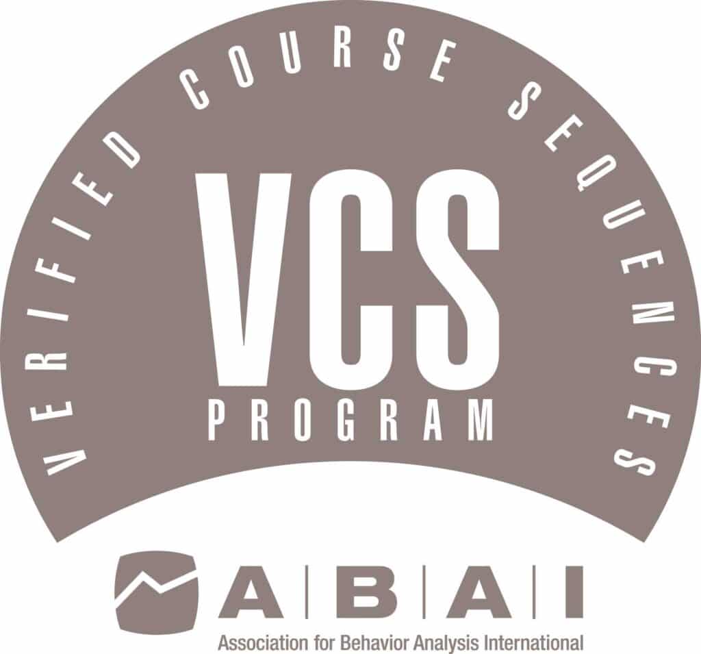 ABAI VCS Program logo, Verified Course Sequences, Association for Behavior Analysis International.