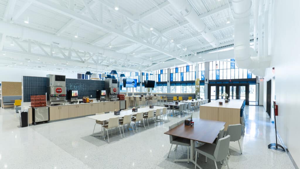 Dining area in Richard Student Union at McNeese State University