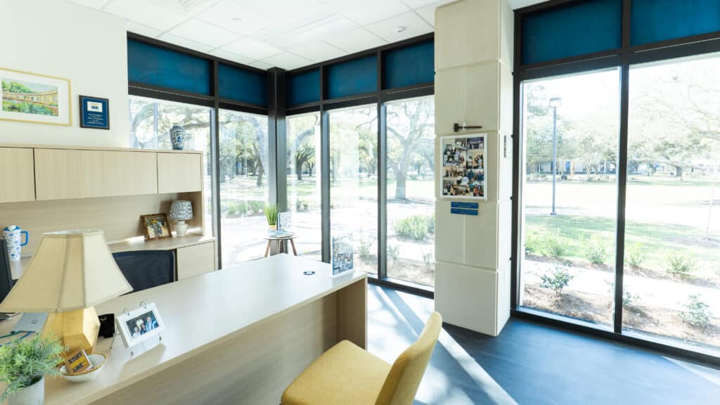 Office space in Richard Student Union at McNeese State University