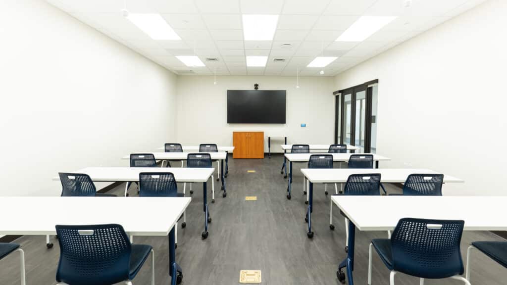 Meeting space in Richard Student Union at McNeese State University