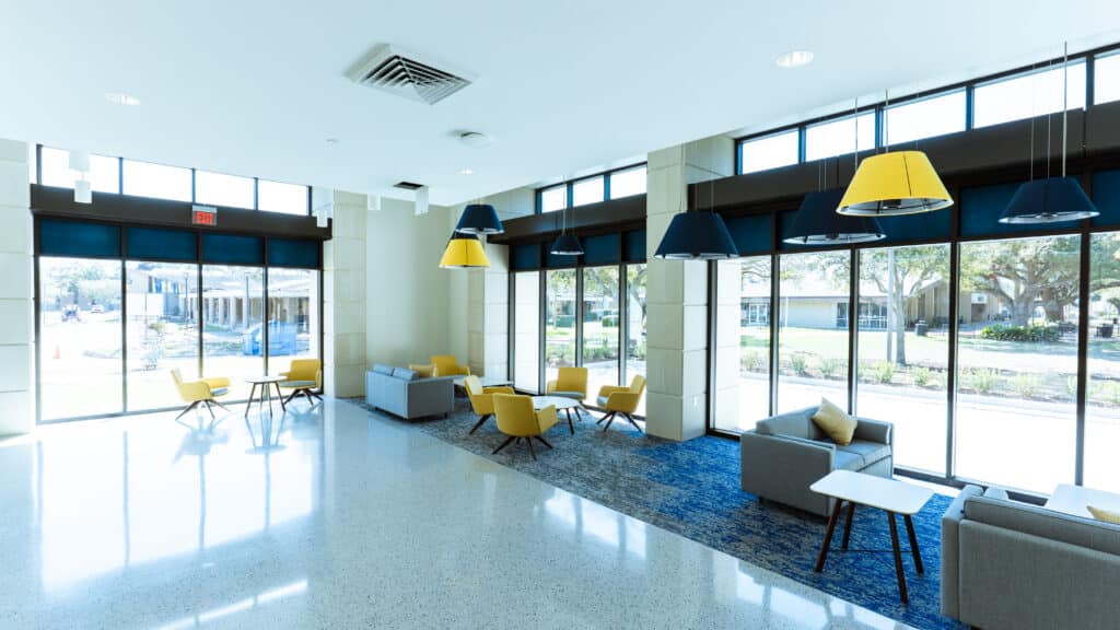 Meeting space in Richard Student Union at McNeese State University