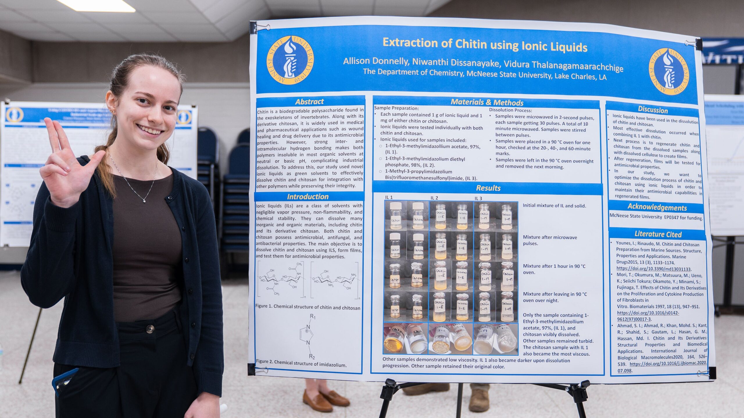 McNeese Junior Participates in Research Symposium 