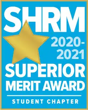 SHRM 2020-2021 Superior Merit Award for Student Chapter with star emblem